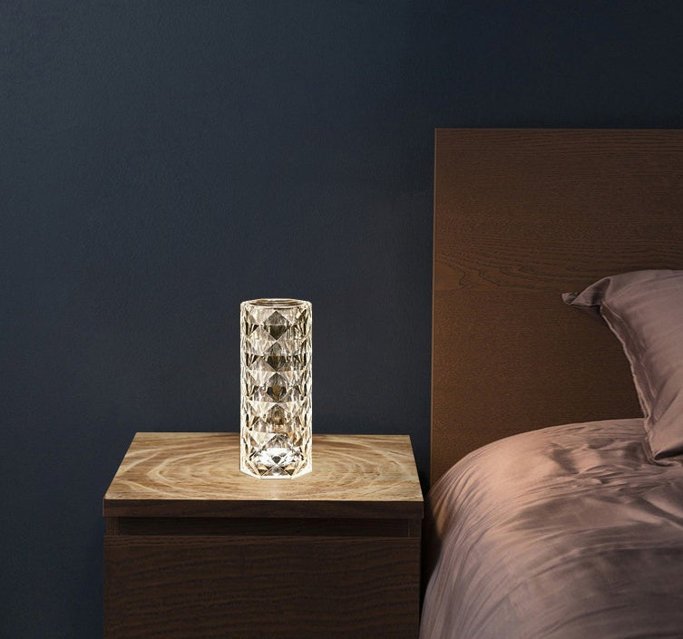 Table lamps bedroom touch dimming atmosphere diamond night light