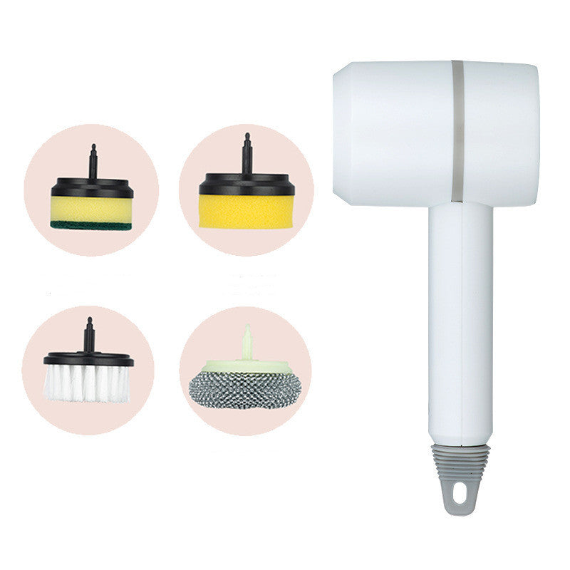 USB Rechargeable Cordless Automatic Dishwashing Brush