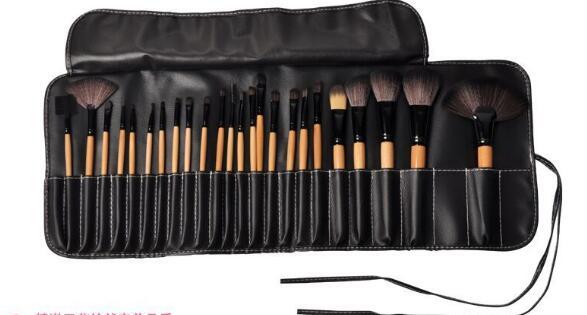 Sac cadeau de 24 pièces Ensembles de pinceaux de maquillage Brosses cosmétiques