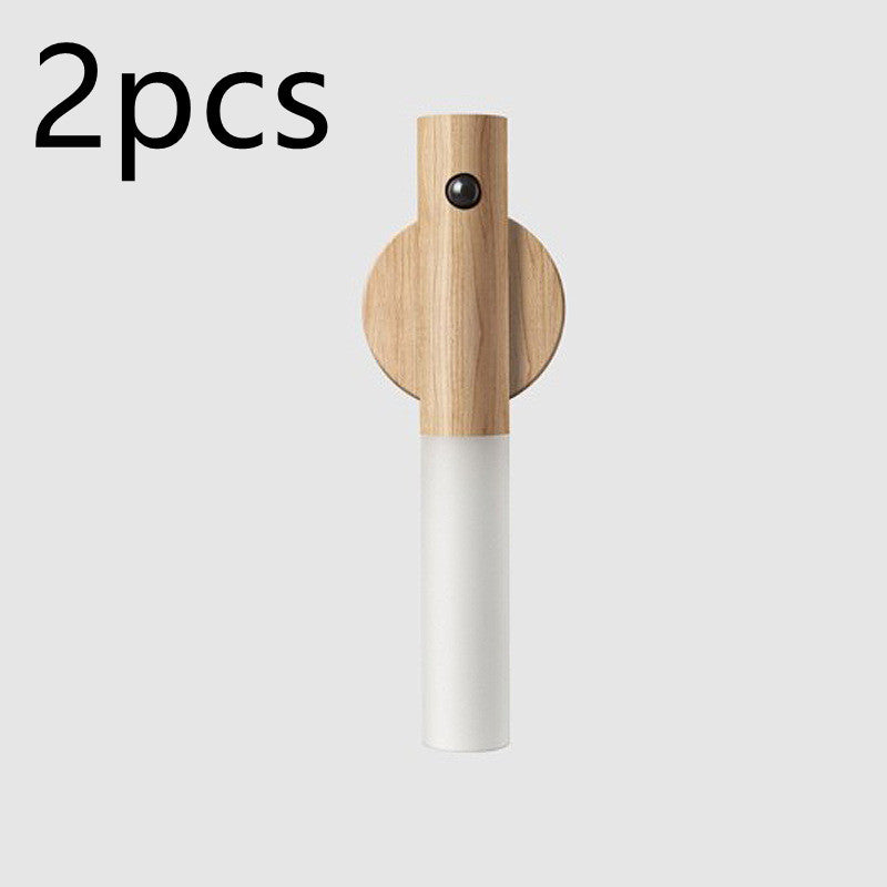 Wireless Wooden Magnetic USB LED Lamp