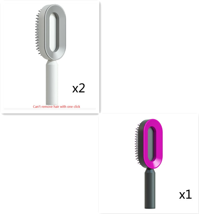 peigne de massage du cuir chevelu, brosse à cheveux antistatique