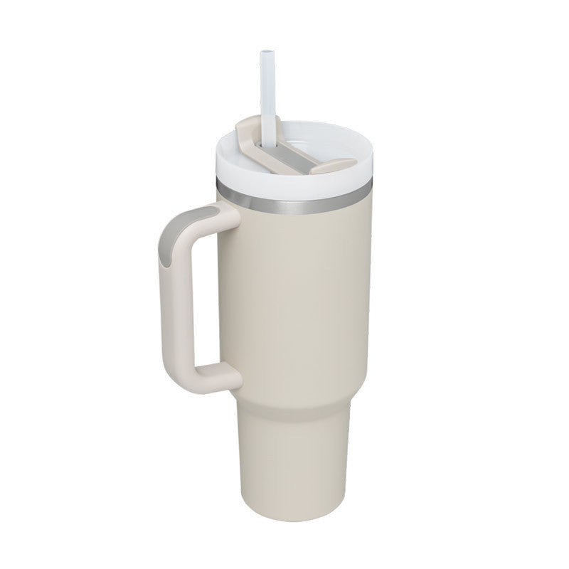 40 oz tumbler with insulated straw handle