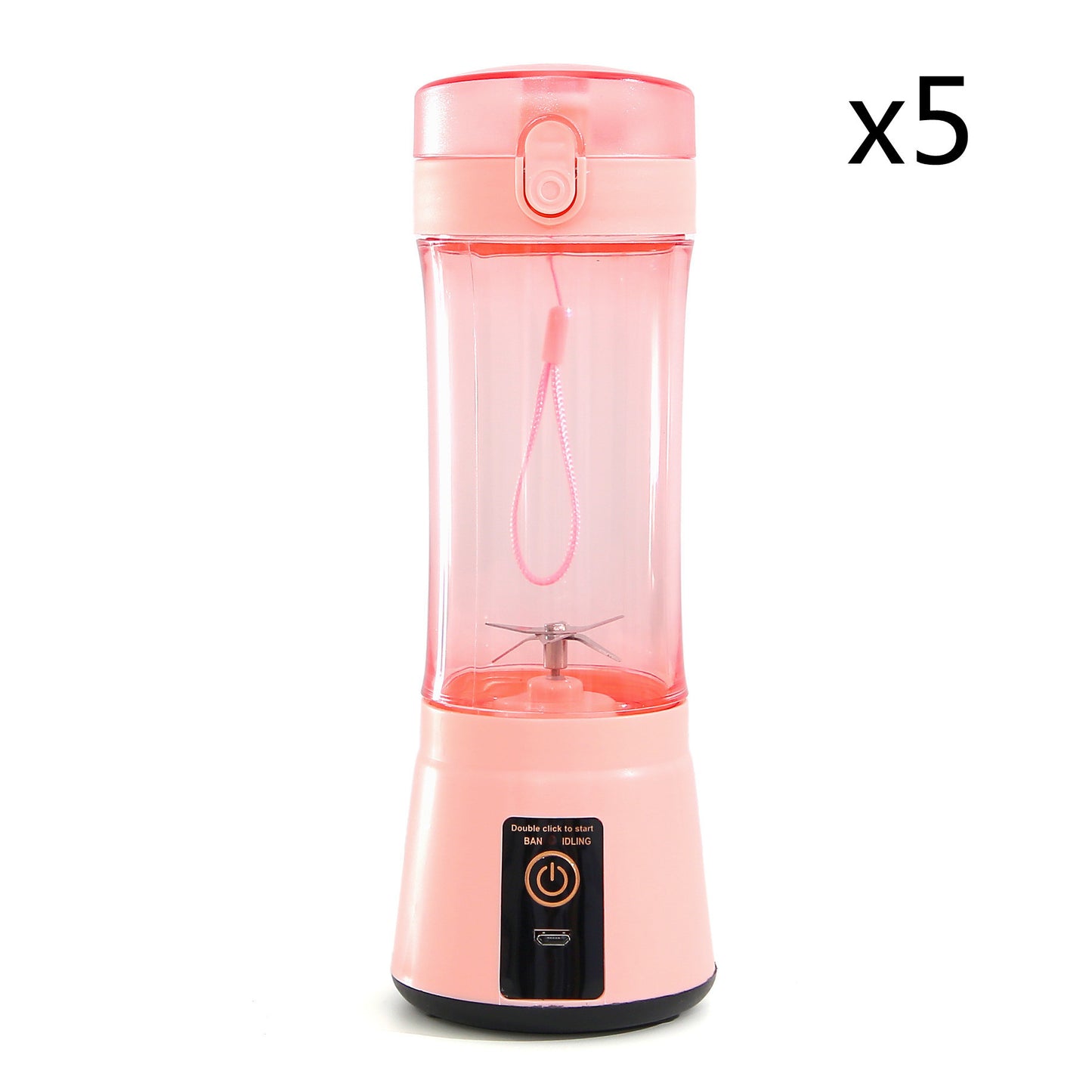 Portable Electric Fruit Juicer Cordless USB Rechargeable