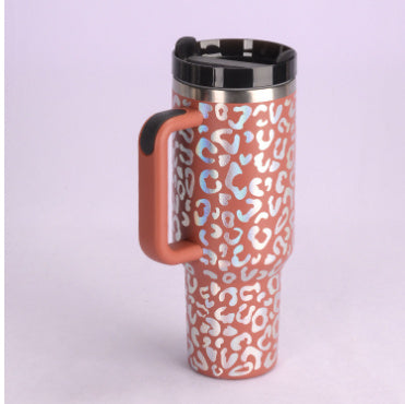 40 oz tumbler with insulated straw handle