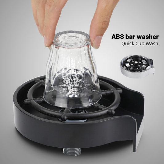 Bar Counter Cup Washer Sink High Pressure Spray Automatic Faucet 