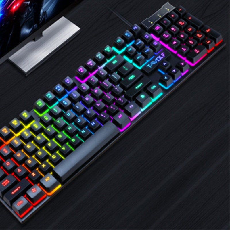 USB Wired Illuminated Gaming Keyboard 