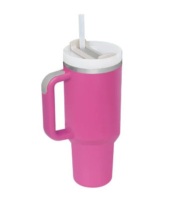 40 oz tumbler with insulated straw handle