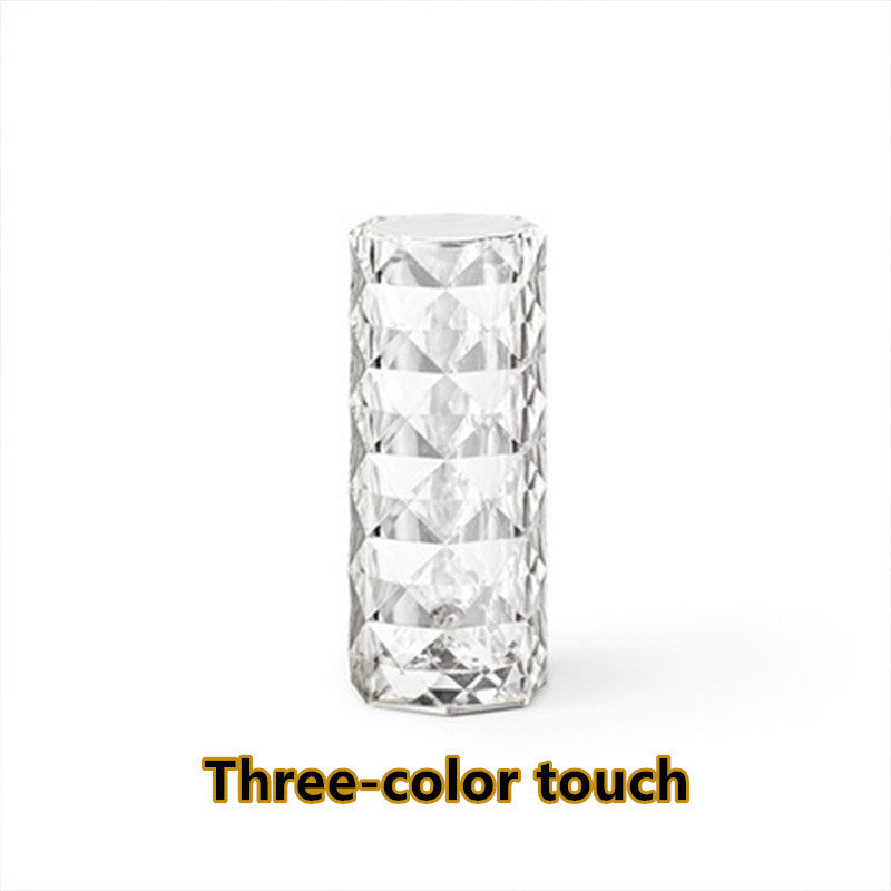 Table lamps bedroom touch dimming atmosphere diamond night light