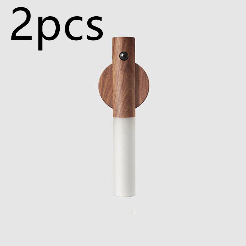 Wireless Wooden Magnetic USB LED Lamp