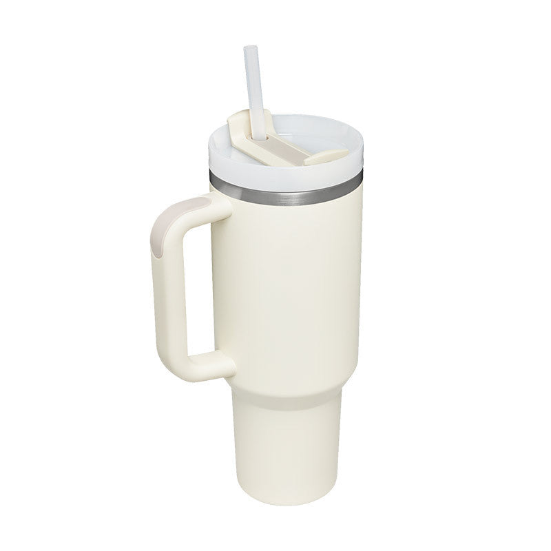 40 oz tumbler with insulated straw handle