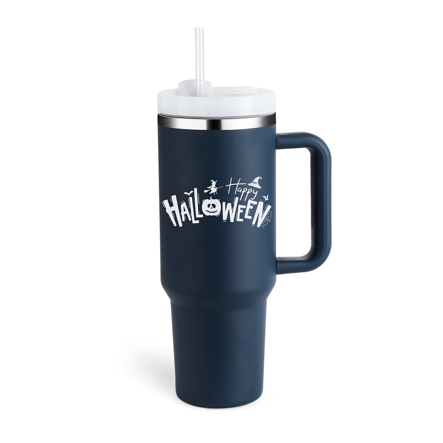 40 oz tumbler with insulated straw handle