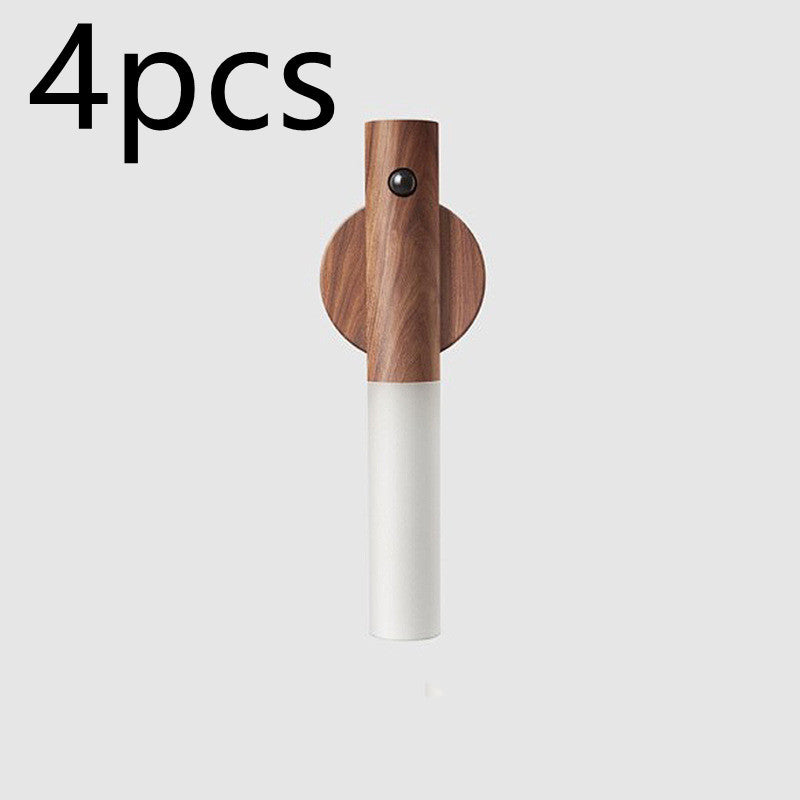 Wireless Wooden Magnetic USB LED Lamp