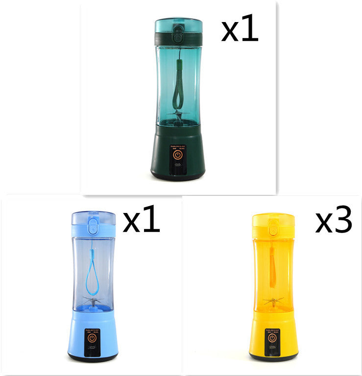 Portable Electric Fruit Juicer Cordless USB Rechargeable