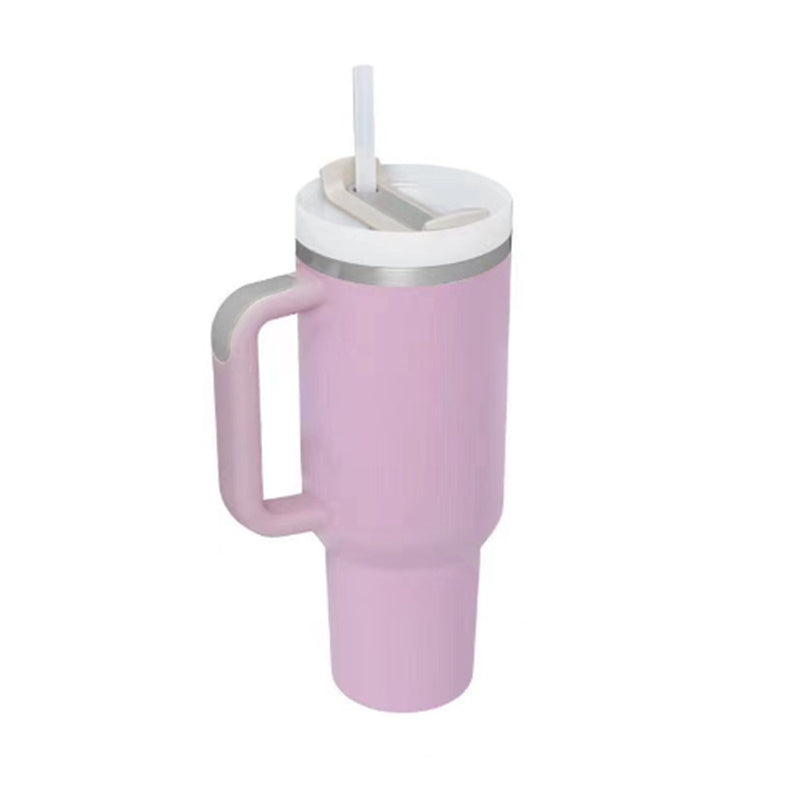 40 oz tumbler with insulated straw handle