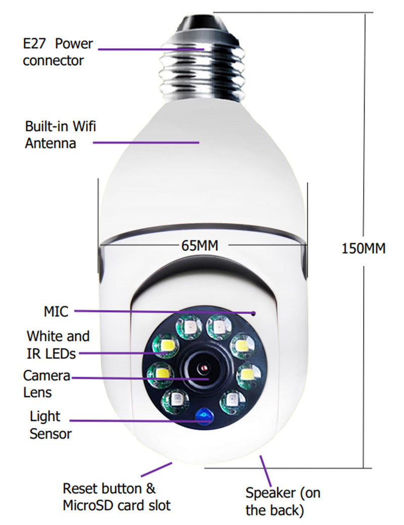 CAMÉRA WiFi 1080P