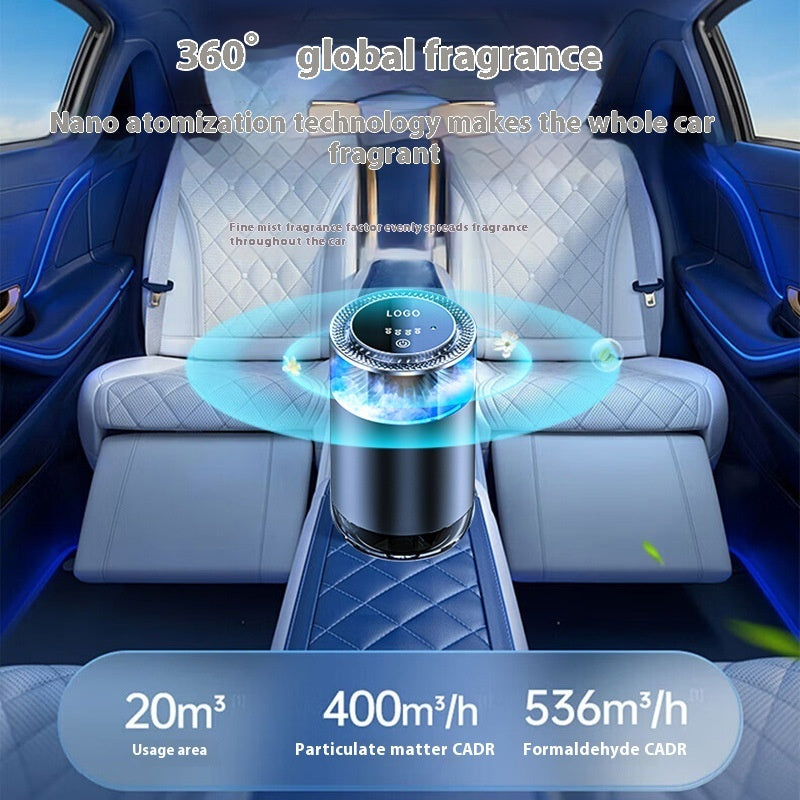 Diffuseur d'aromathérapie de voiture Brume de nuage Désodorisant automatique