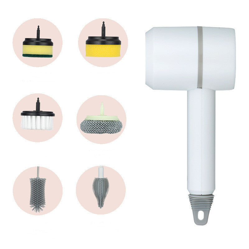 USB Rechargeable Cordless Automatic Dishwashing Brush