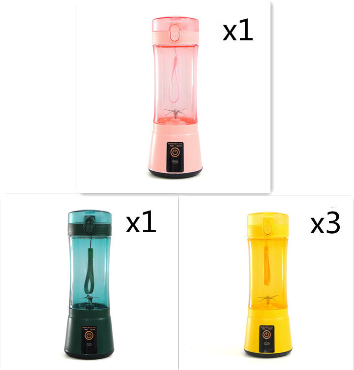 Portable Electric Fruit Juicer Cordless USB Rechargeable