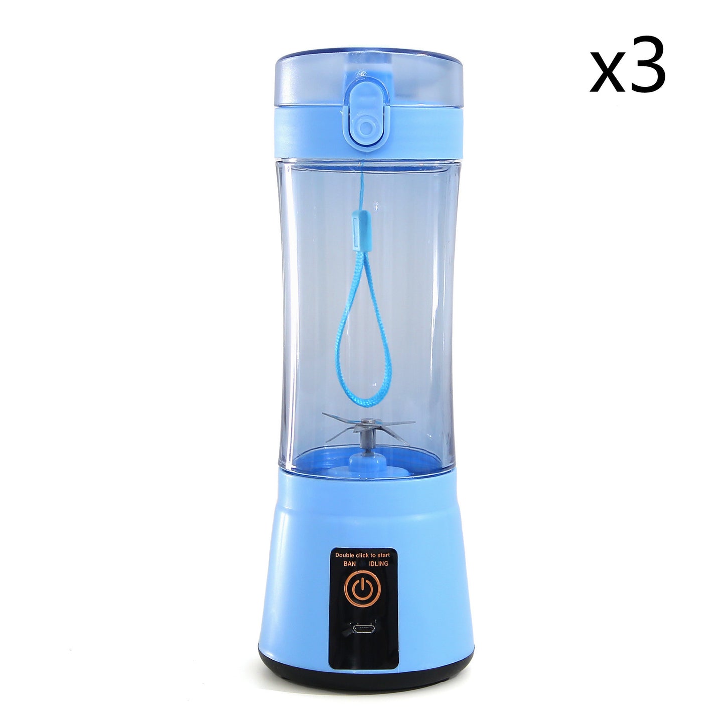 Portable Electric Fruit Juicer Cordless USB Rechargeable