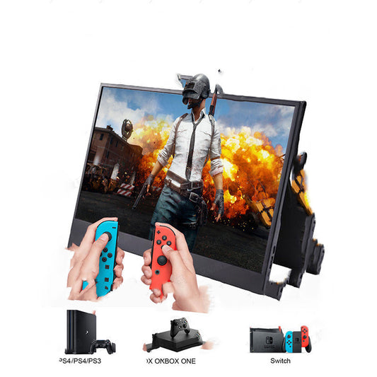 Portable display mobile computer game touch screen